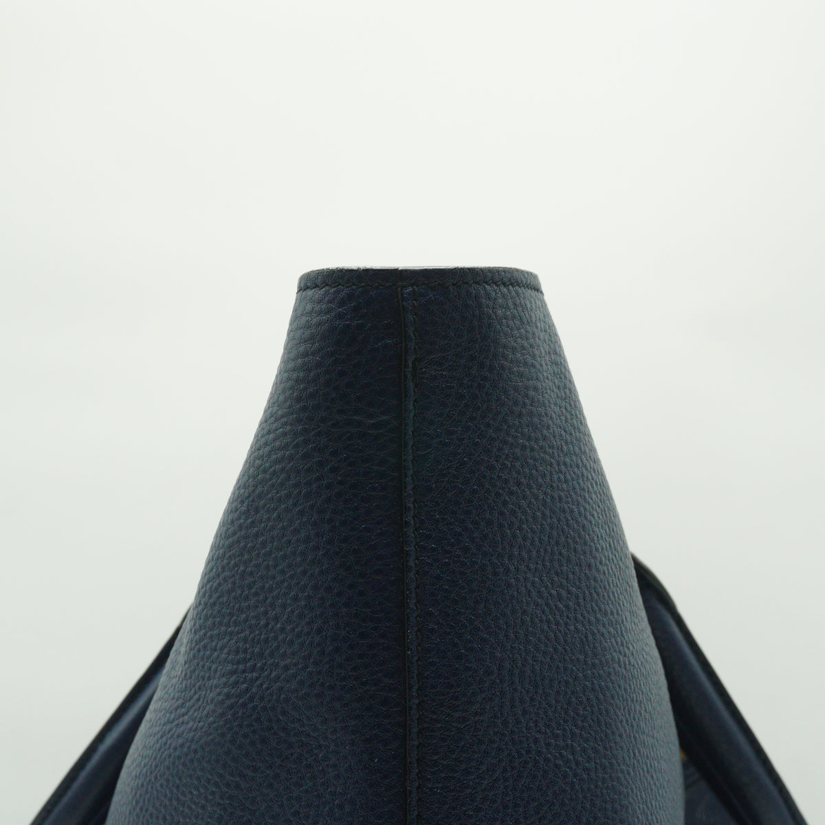 Prada Vitello Daino leather Shopping Tote blue large GHW