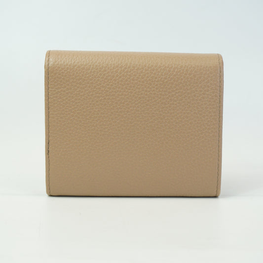 Prada	Vitello Grain Small Leather Beige GHW