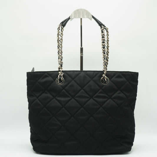 Prada Tessuto Chain Medium Black SHW