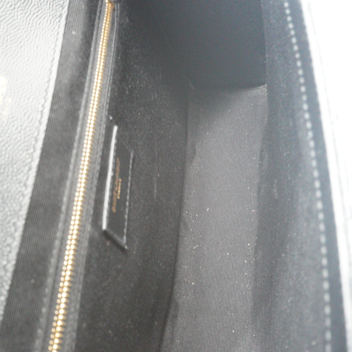 YSL Envelope Bag Black Medium GHW