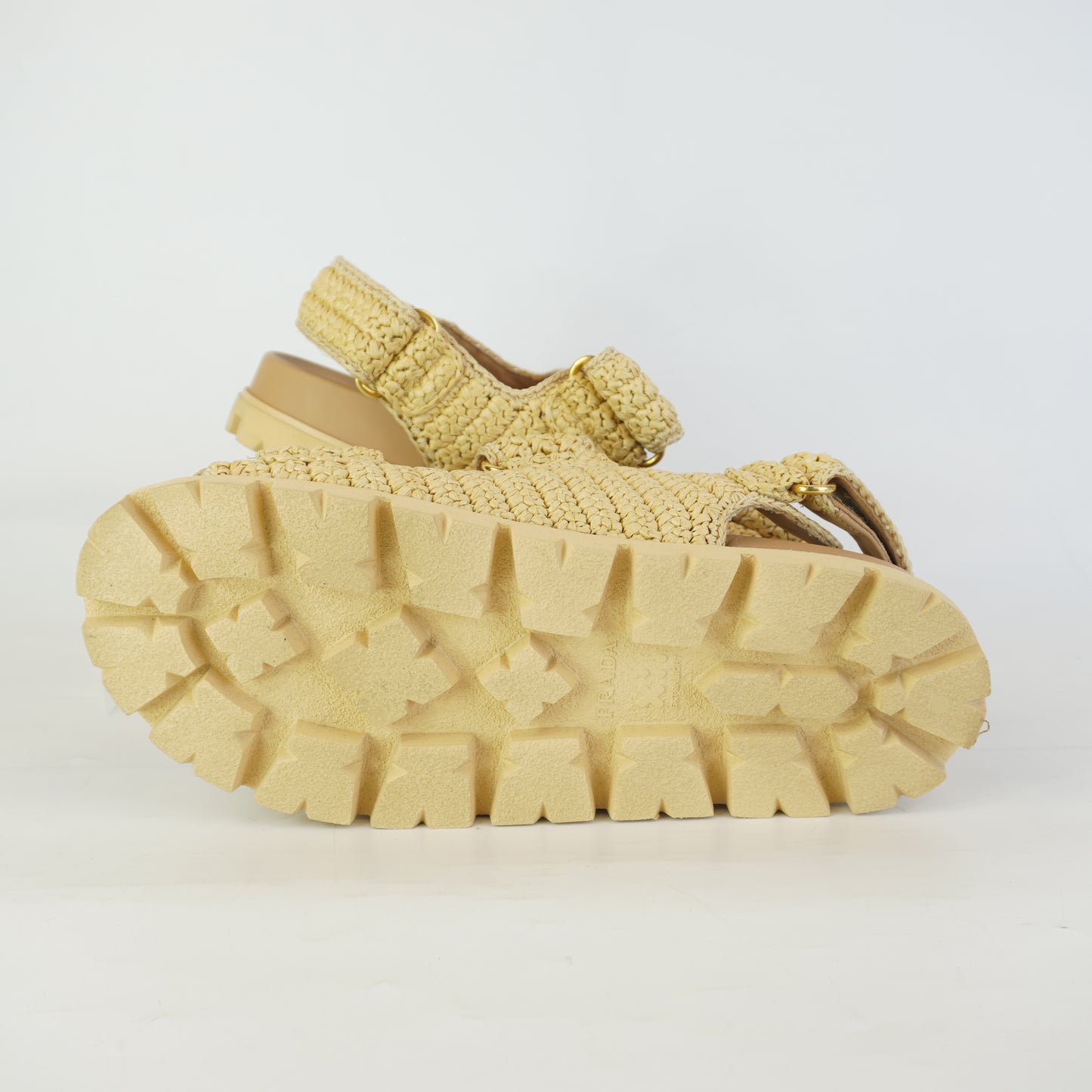 Prada Woven Sandals size 40