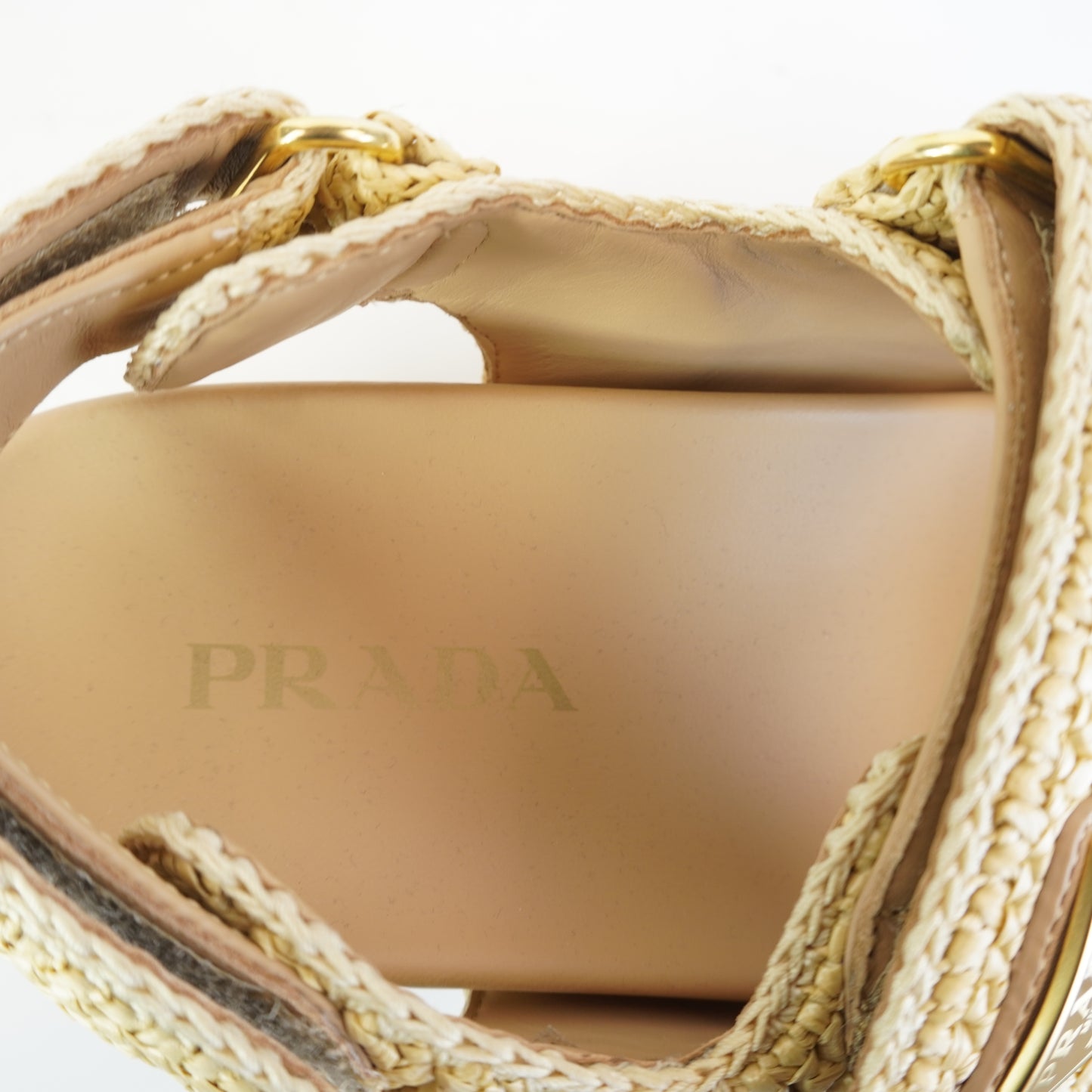 Prada Woven Sandals size 40