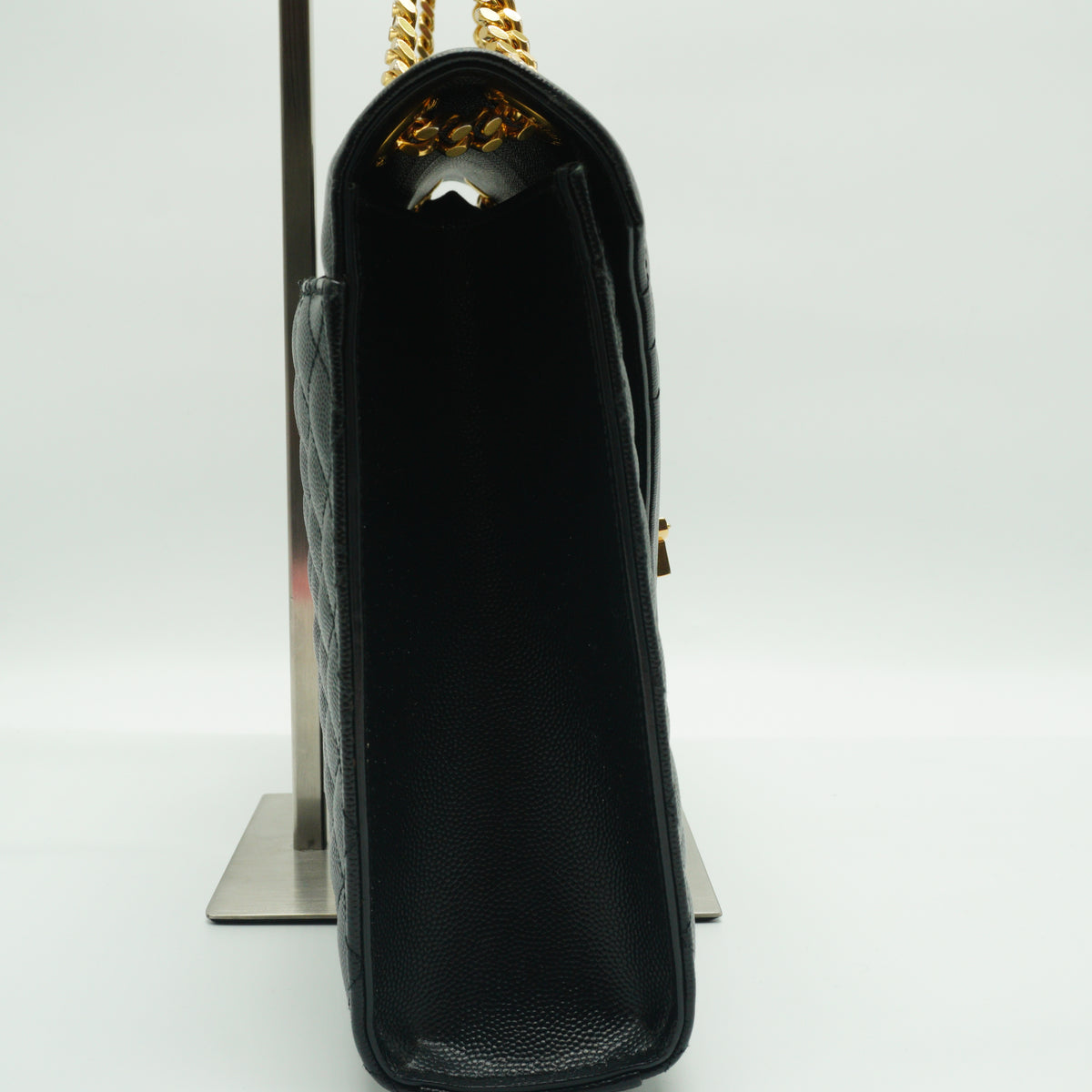 YSL Envelope Bag Black Medium GHW