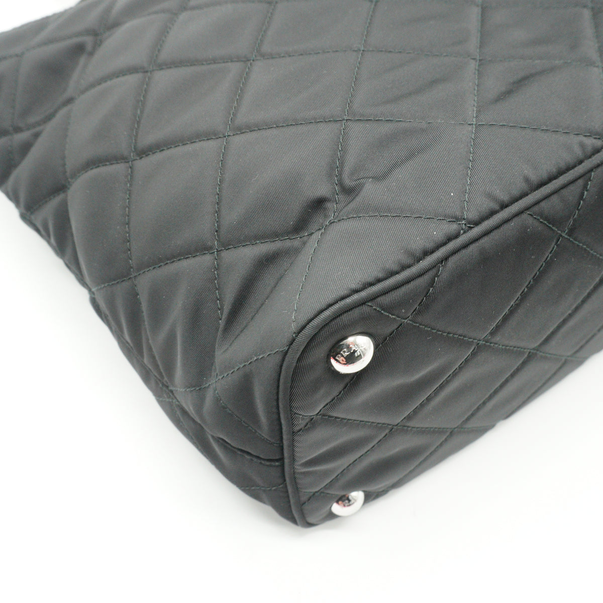 Prada Tessuto Chain Medium Black SHW