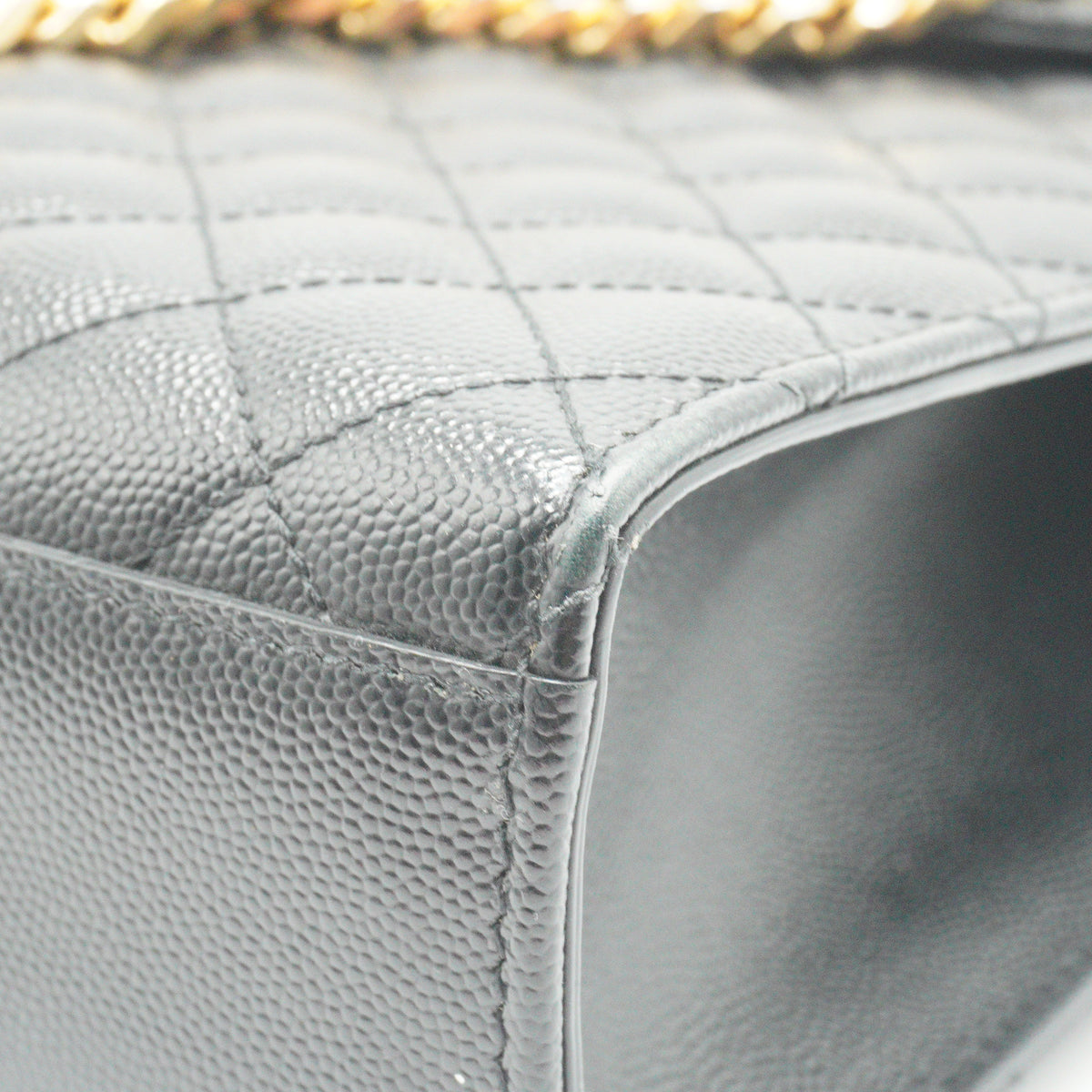 YSL Envelope Bag Black Medium GHW