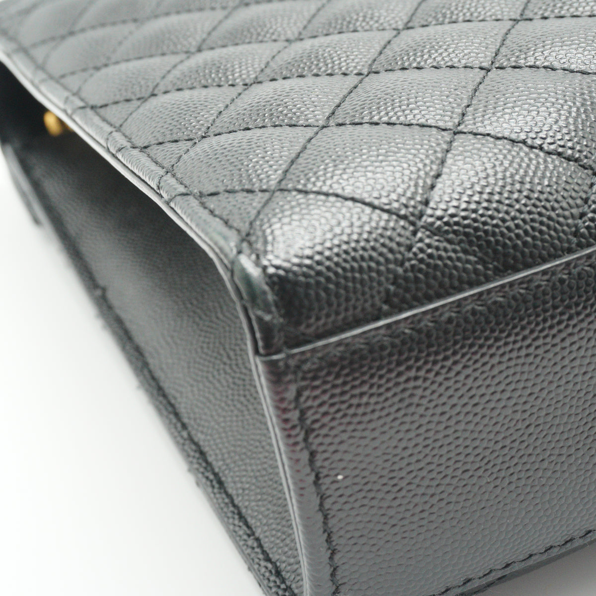YSL Envelope Bag Black Medium GHW