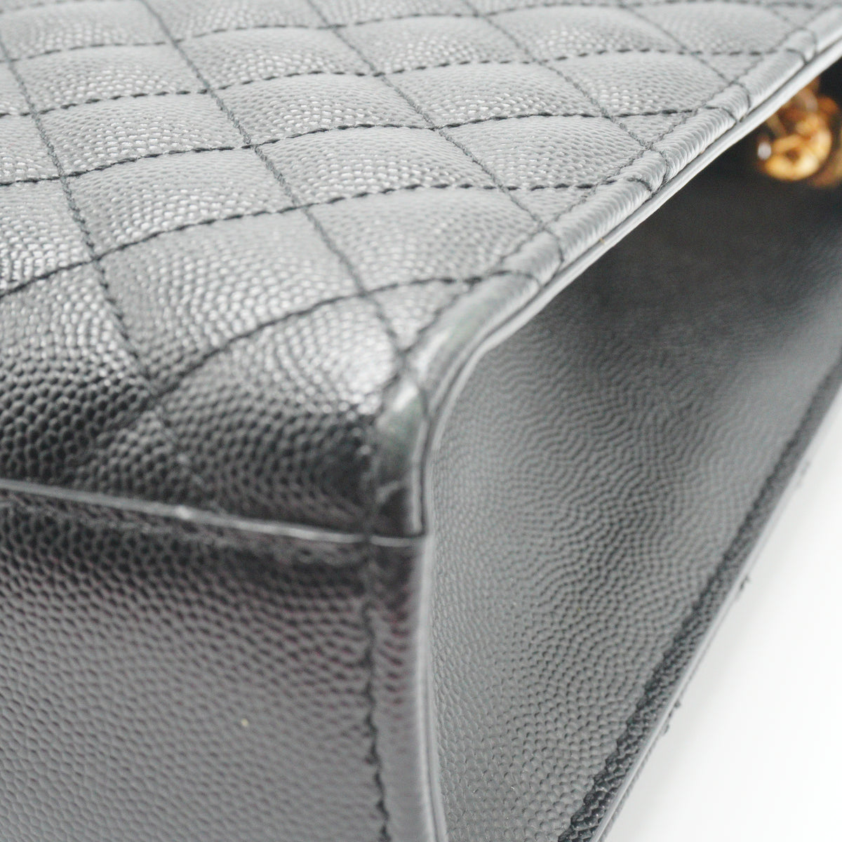 YSL Envelope Bag Black Medium GHW