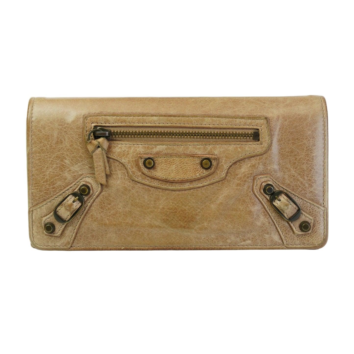 Balenciaga	Le City Money Continental Wallet Brown GHW