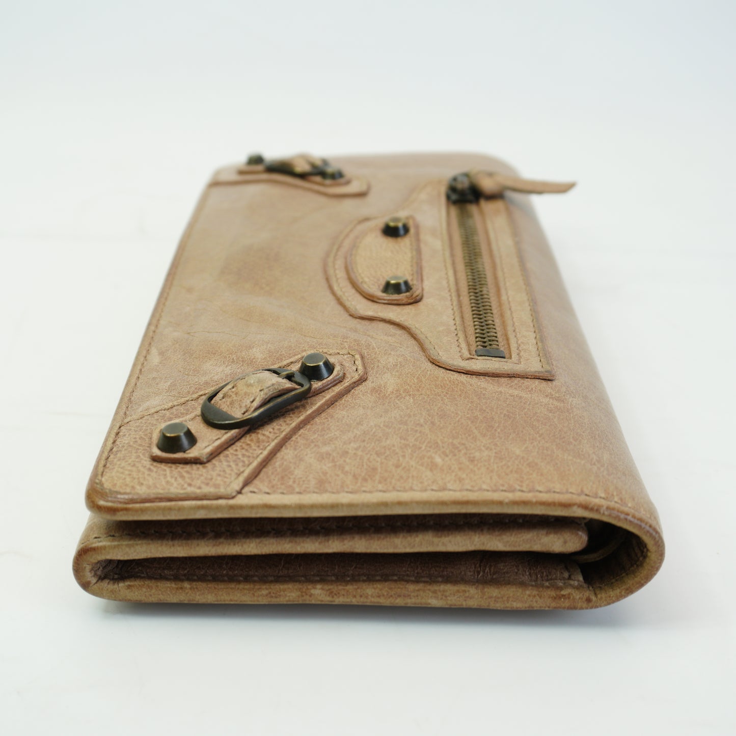 Balenciaga	Le City Money Continental Wallet Brown GHW