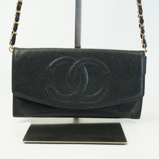 Chanel	Timeless CC wallet On Chain Black GHW