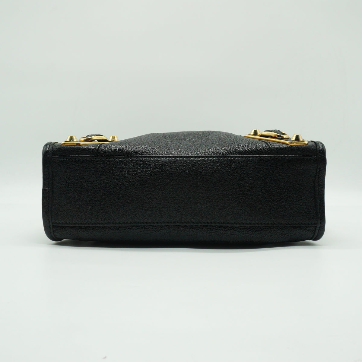 Balenciaga Metallic Edge Mini City Black Bag GHW