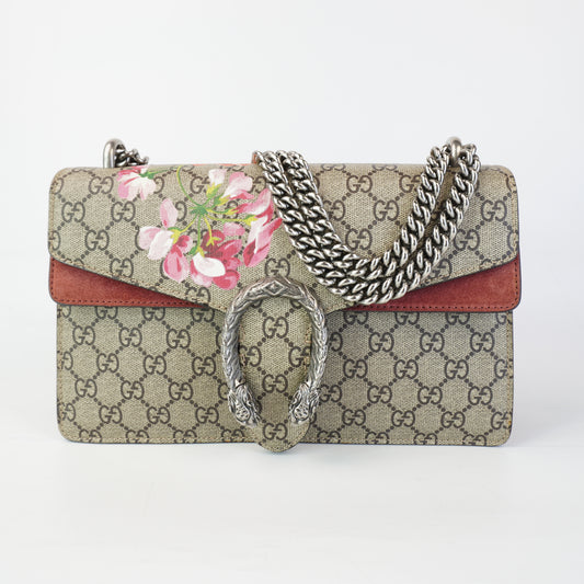 Gucci Small Flora Dionysus Beige/Red