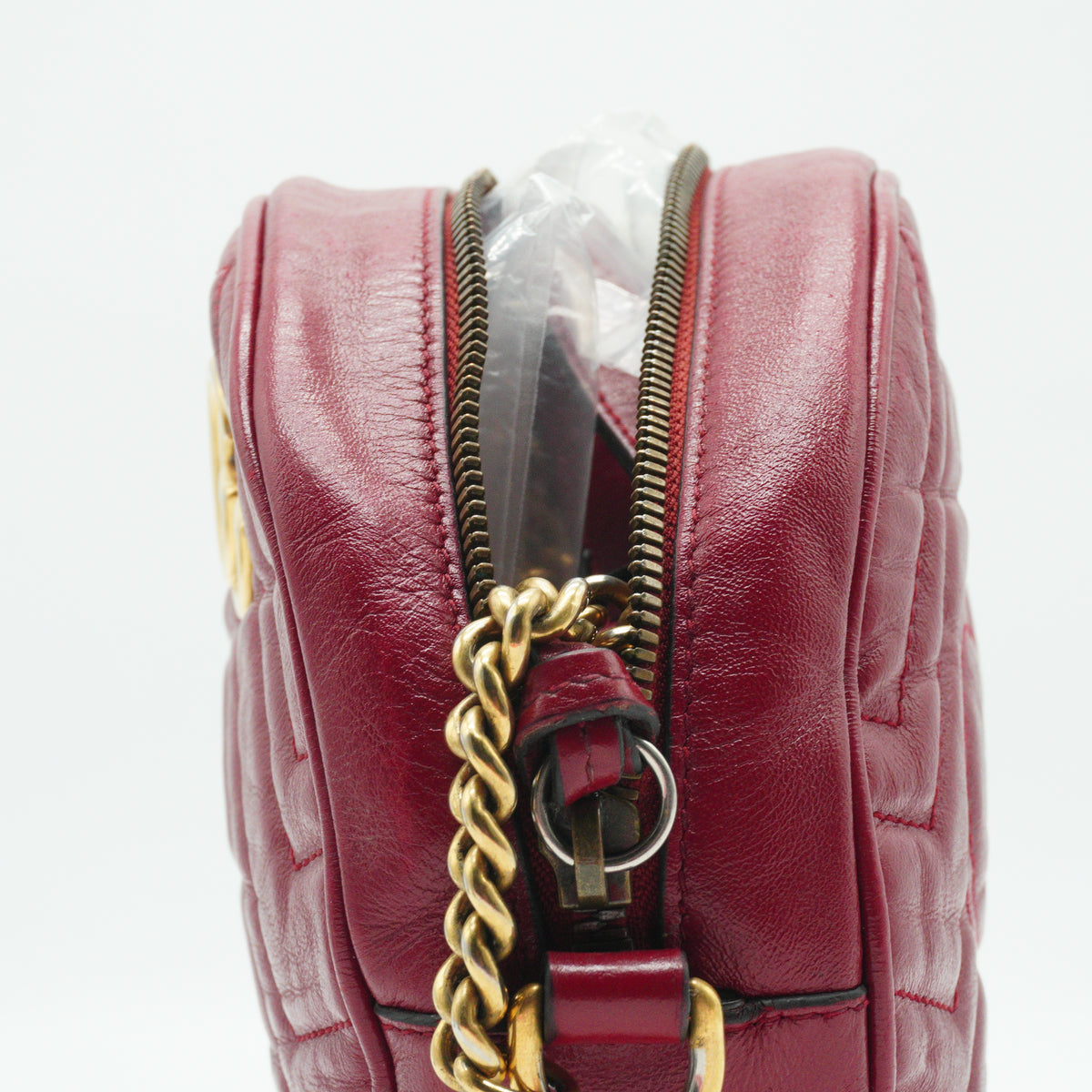 Gucci GG Marmont Mini Round Shoulder Bag Small GHW