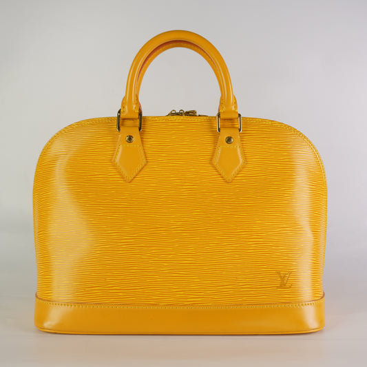 Louis Vuitton	Alma Epi Yellow