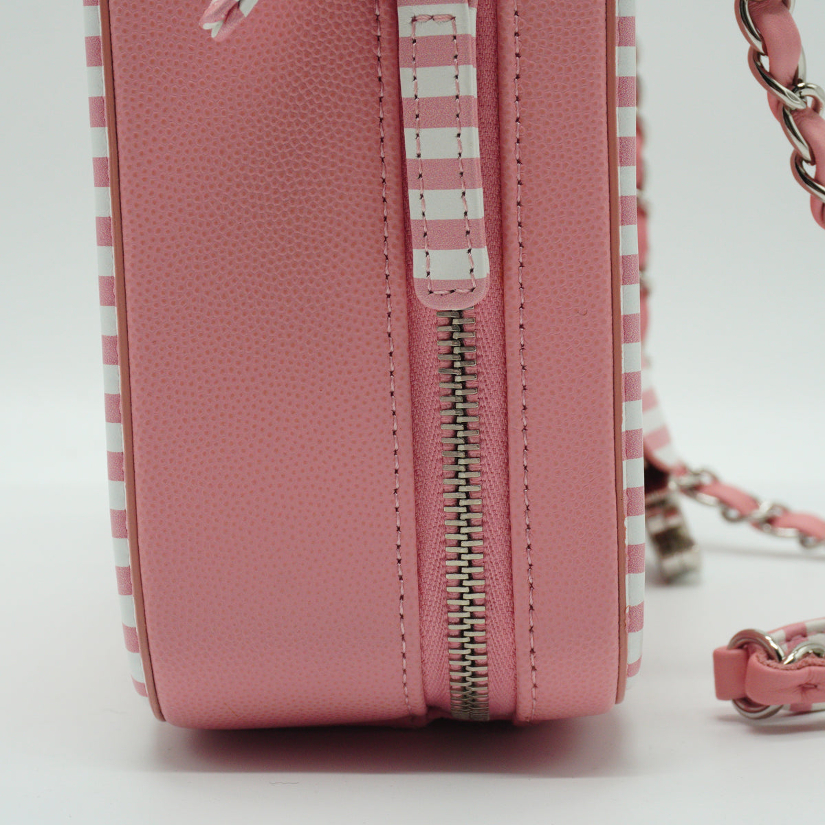 Chanel CC Feligiie Vanity Case Pink Small SHW
