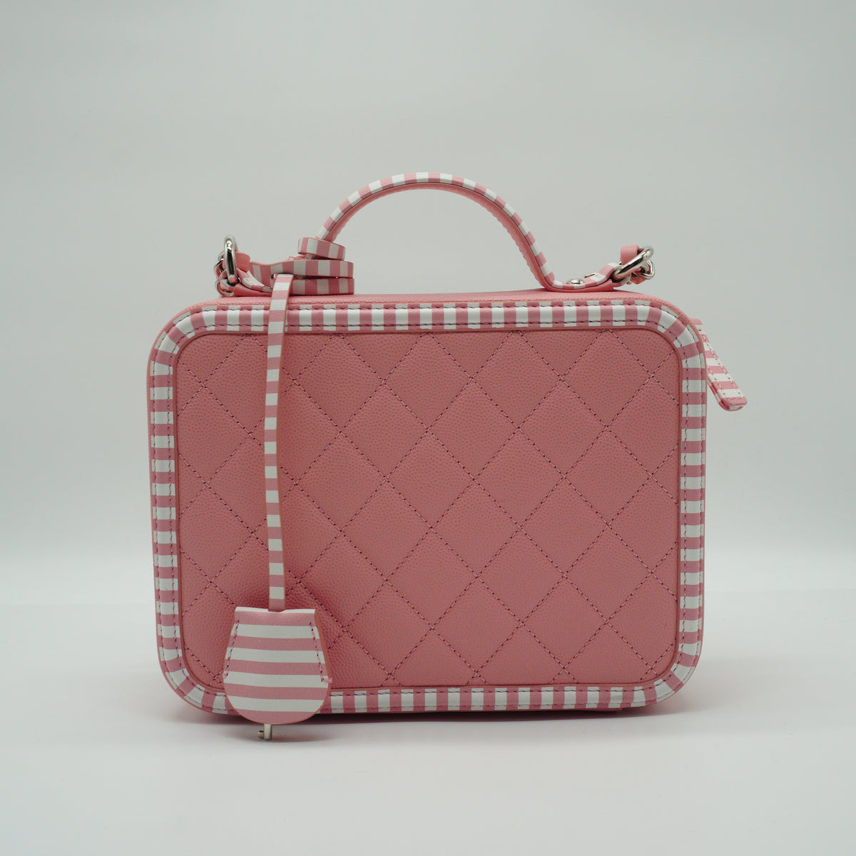 Chanel CC Feligiie Vanity Case Pink Small SHW