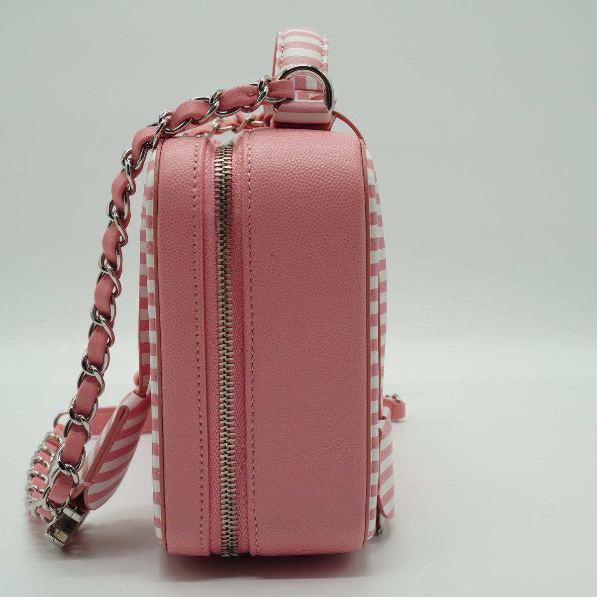 Chanel CC Feligiie Vanity Case Pink Small SHW