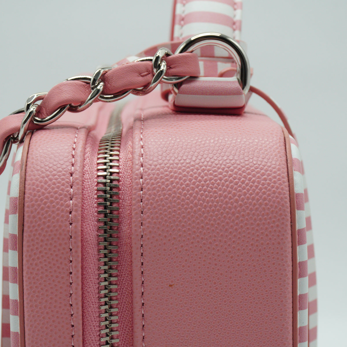 Chanel CC Feligiie Vanity Case Pink Small SHW