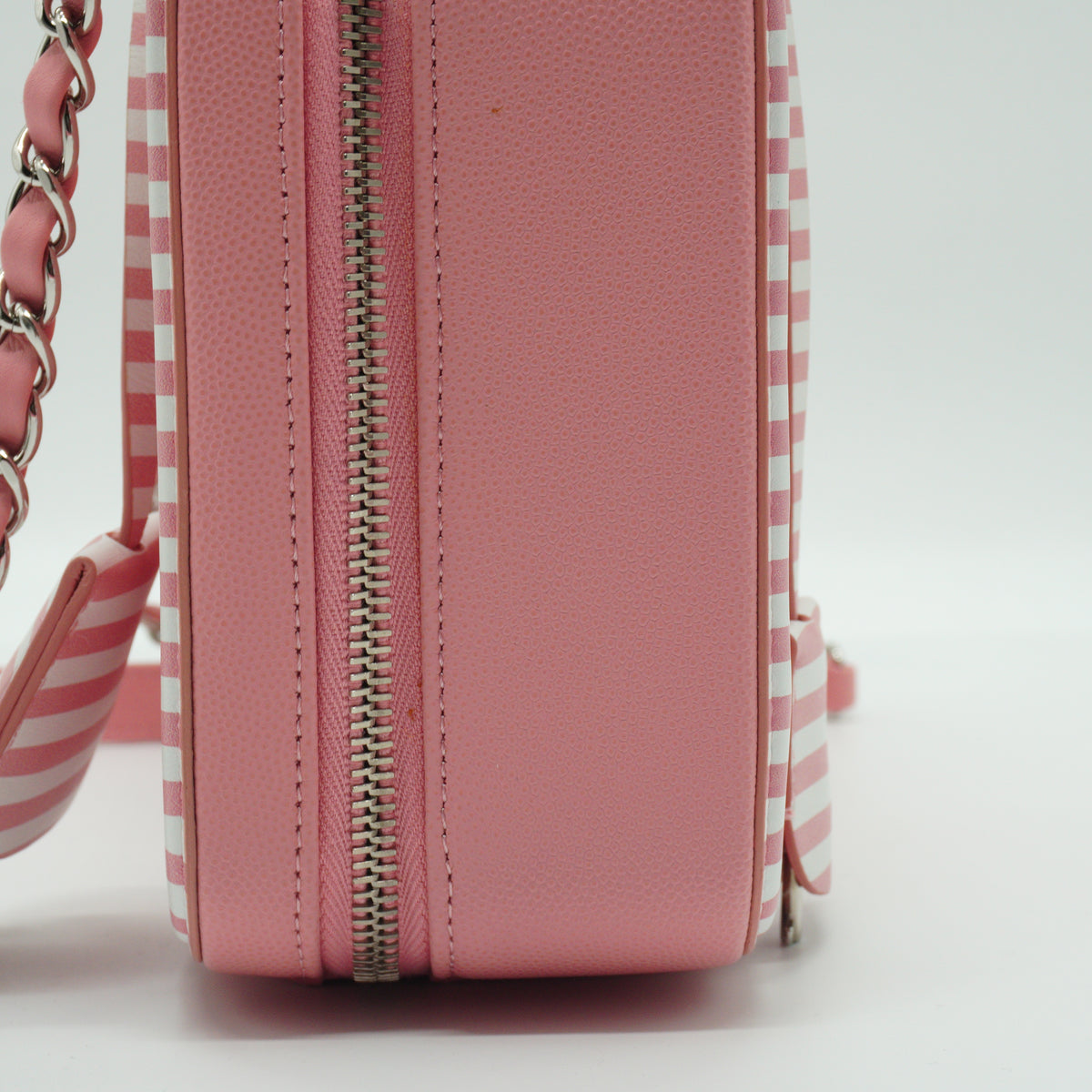 Chanel CC Feligiie Vanity Case Pink Small SHW