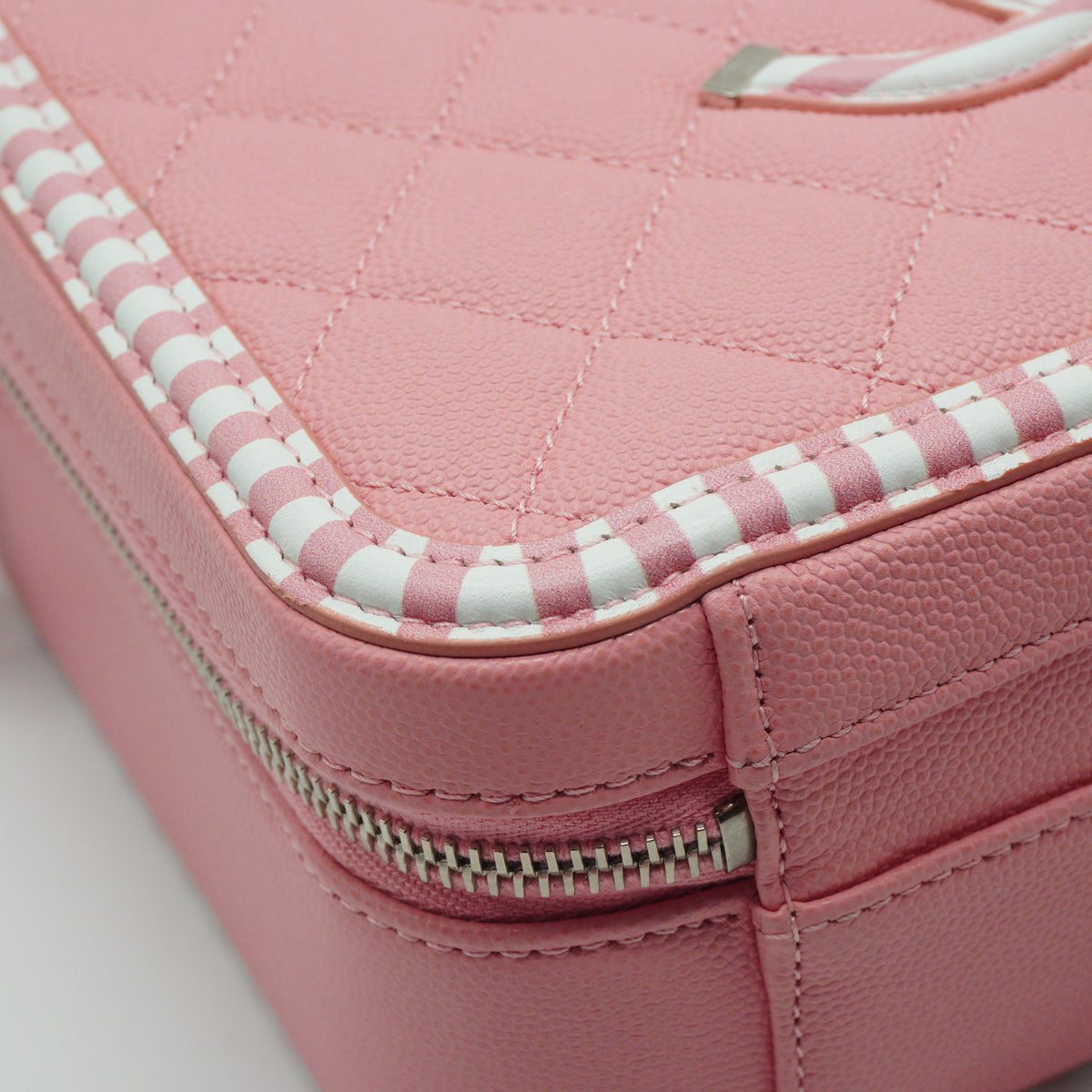Chanel CC Feligiie Vanity Case Pink Small SHW