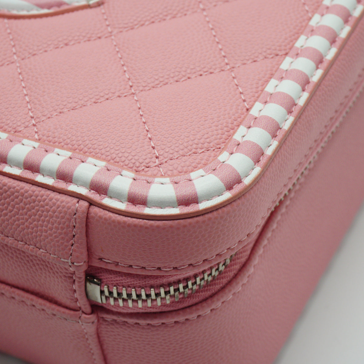 Chanel CC Feligiie Vanity Case Pink Small SHW