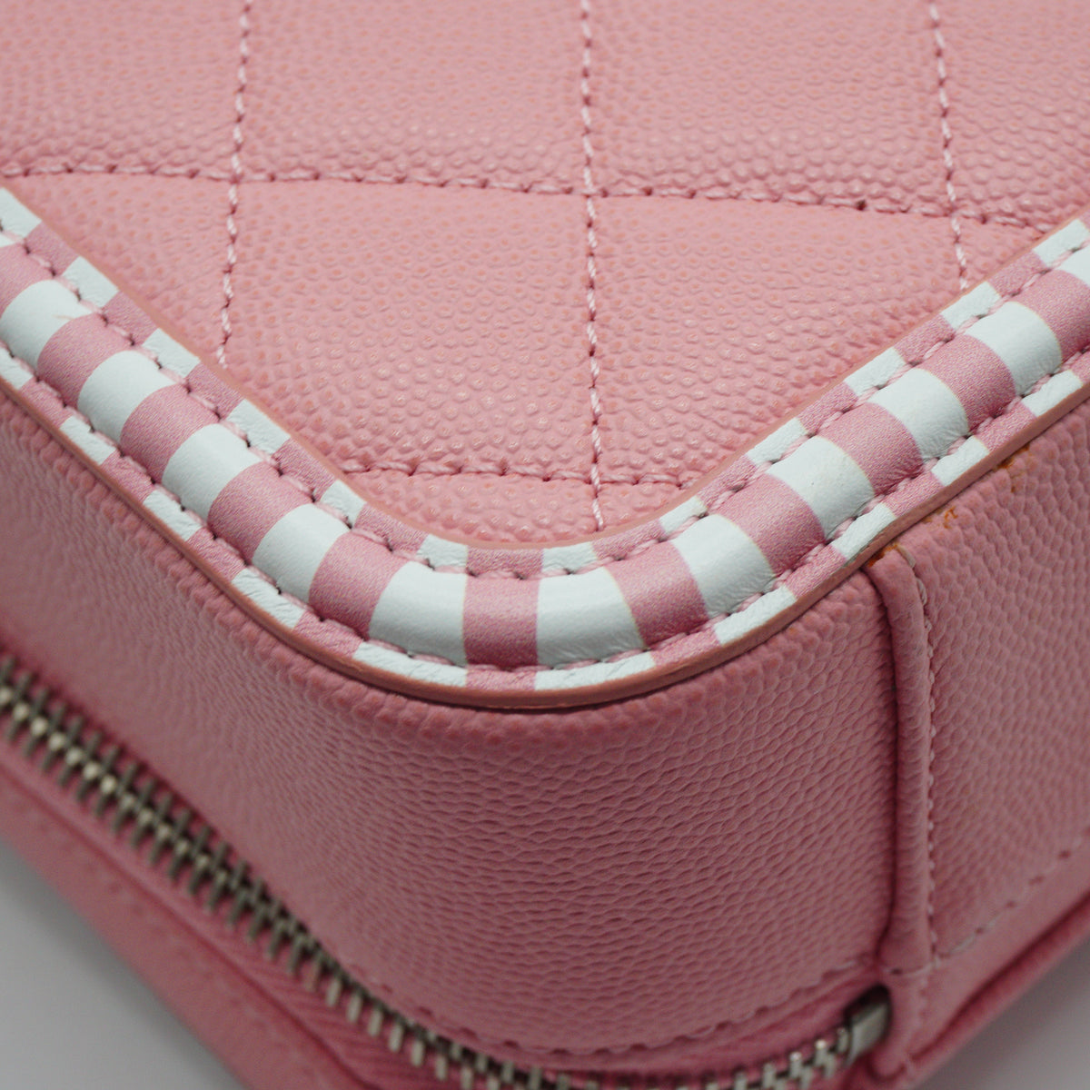 Chanel CC Feligiie Vanity Case Pink Small SHW