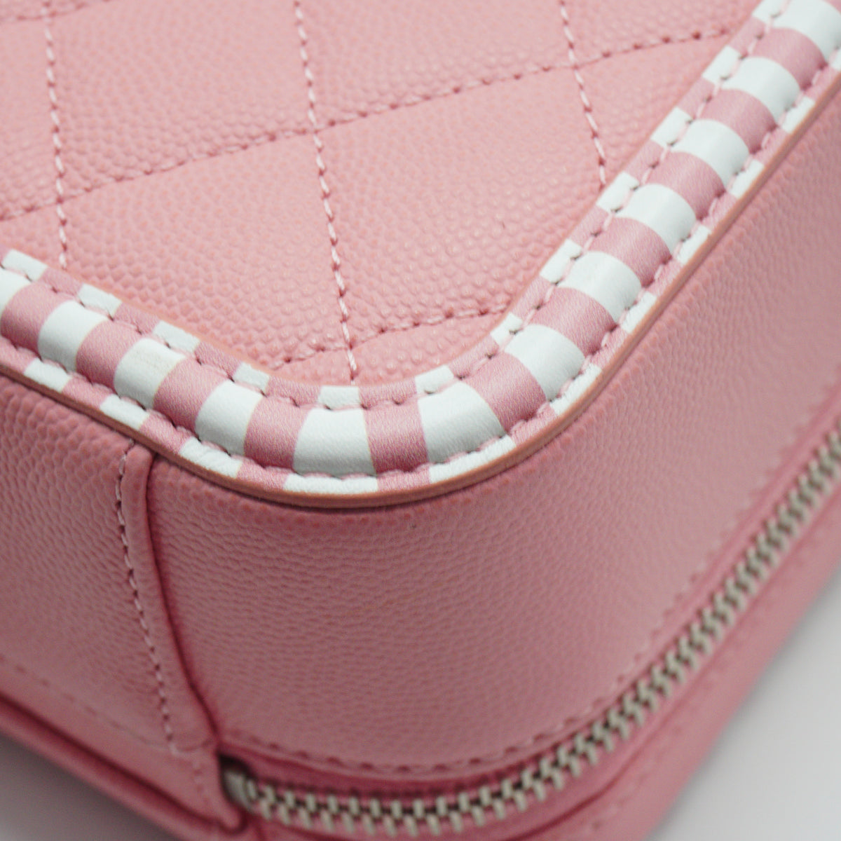 Chanel CC Feligiie Vanity Case Pink Small SHW