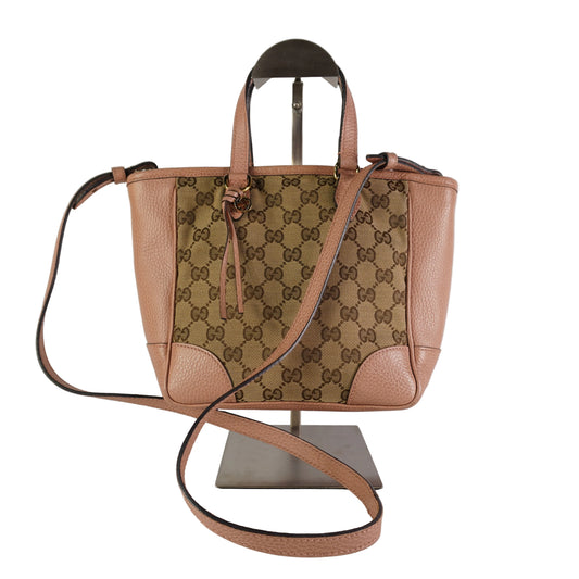 Gucci Bree GG Canvas Tote Pink