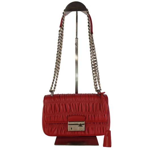 Prada Nappa Gaufre Red