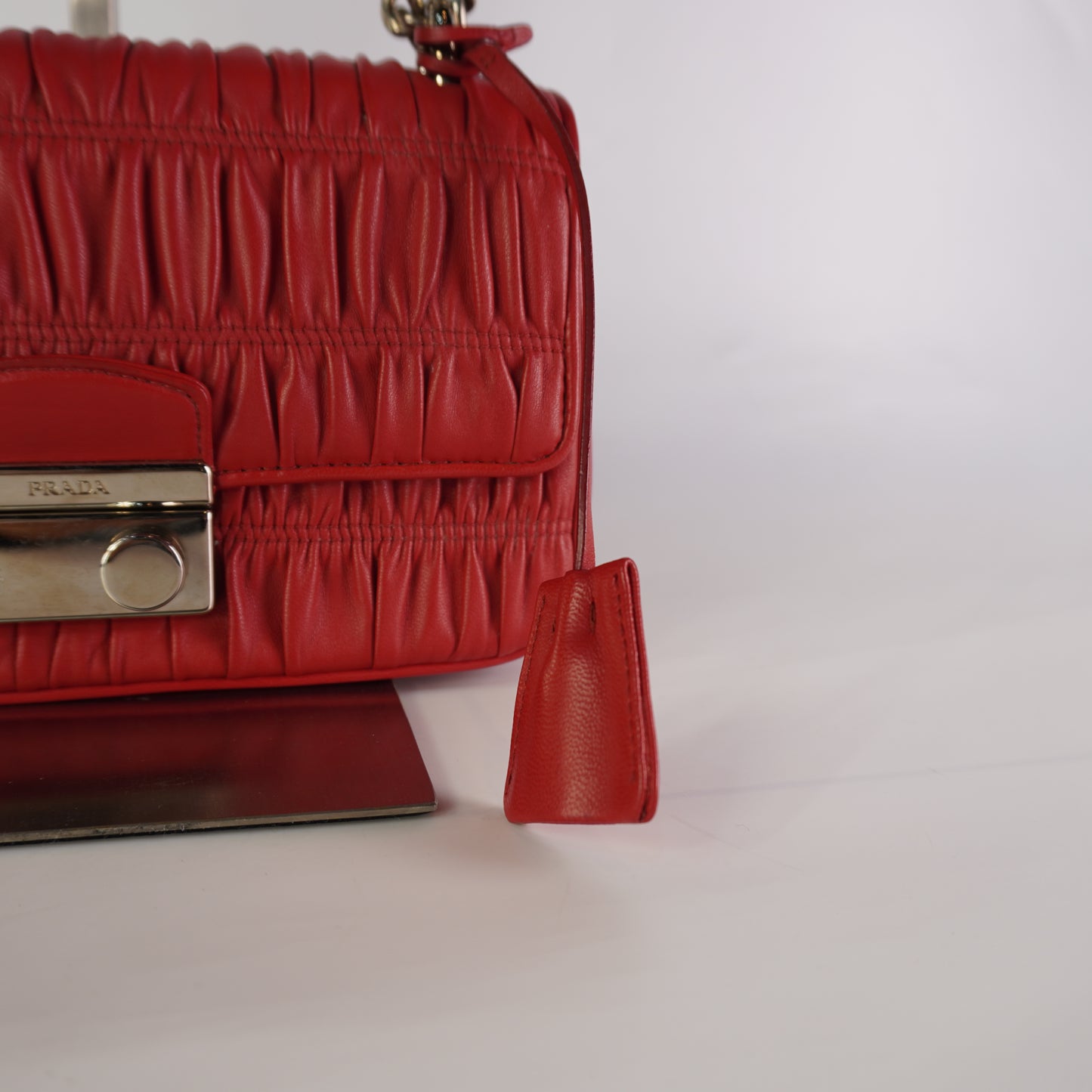 Prada Nappa Gaufre Red