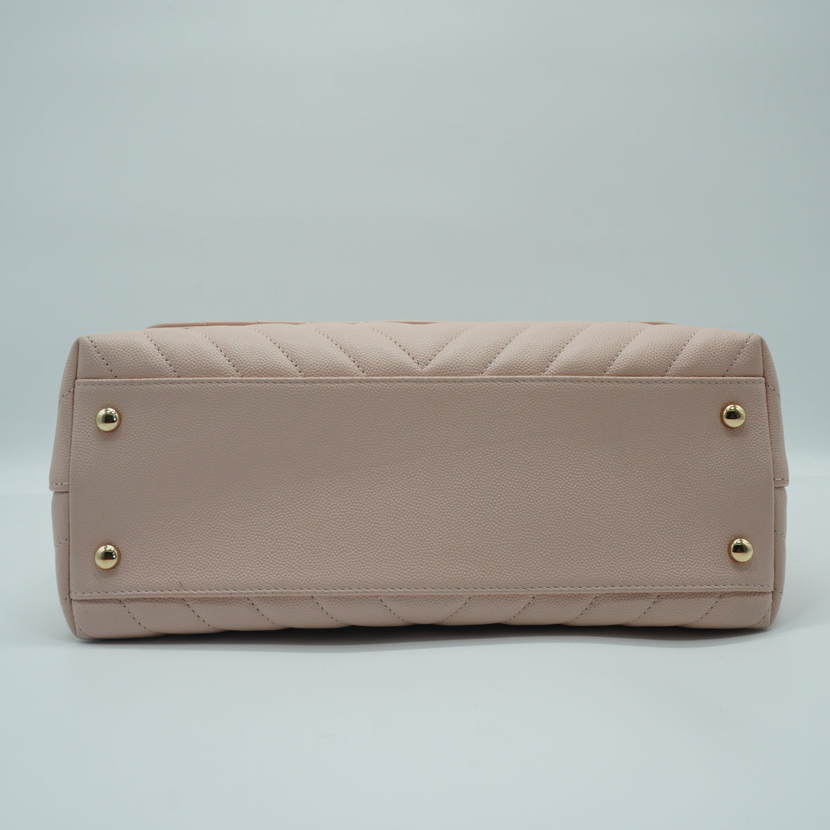 Chanel Coco Handle Medium Calfskin Beige Clair GHW