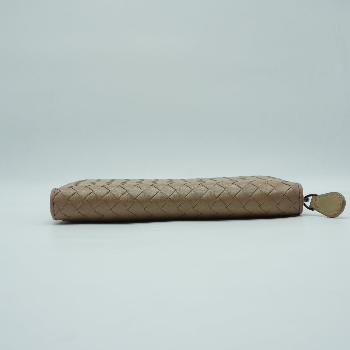 Bottega Veneta	Intrecciato Zip Around Wallet Beige MHW