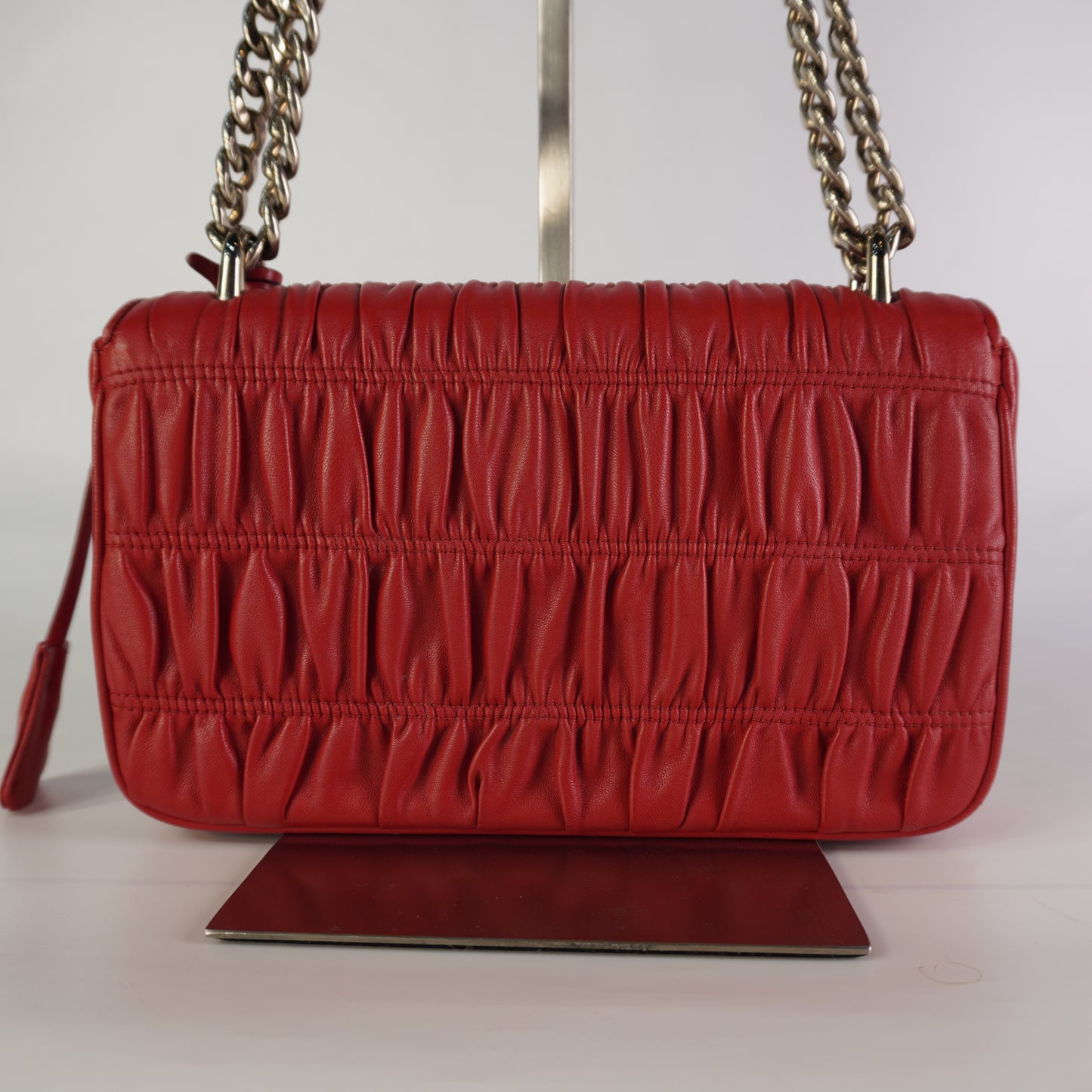 Prada Nappa Gaufre Red