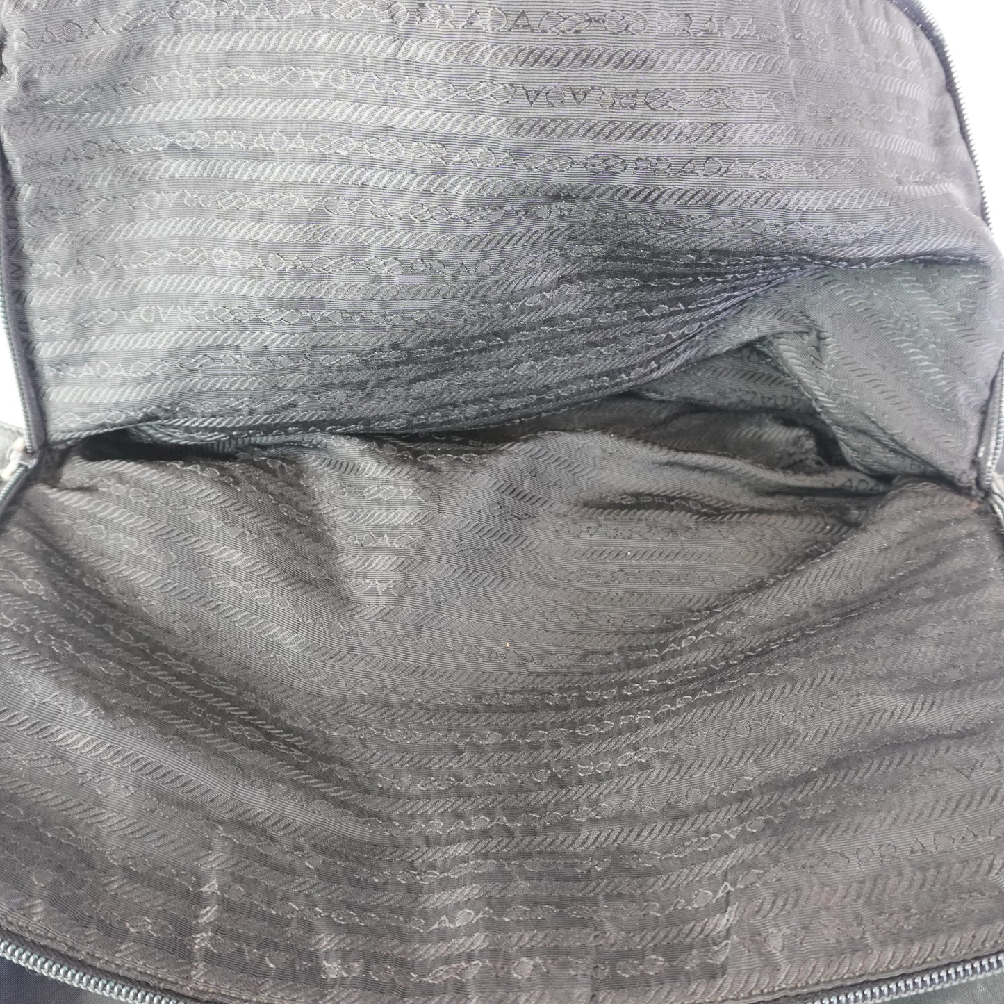 Prada Tessuto Chain Shoulder Bag SHW Large