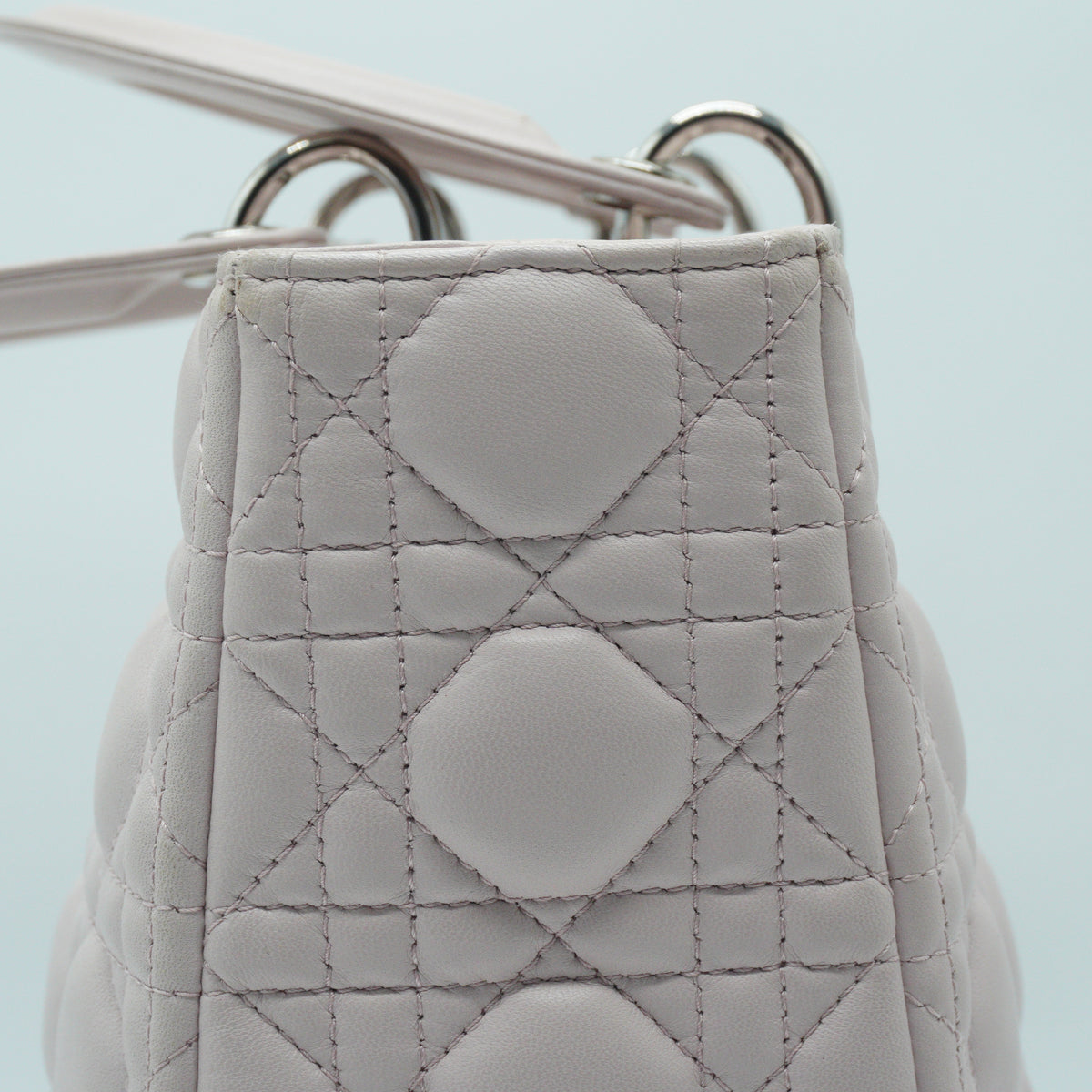 Dior Lady Dior Medium Lambskin Blush Pink SHW