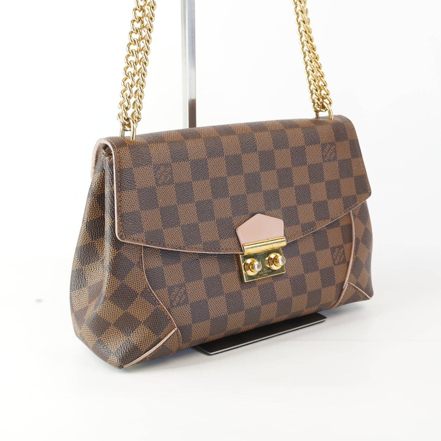 Louis Vuitton	Caissa Clutch Damier Ebene
