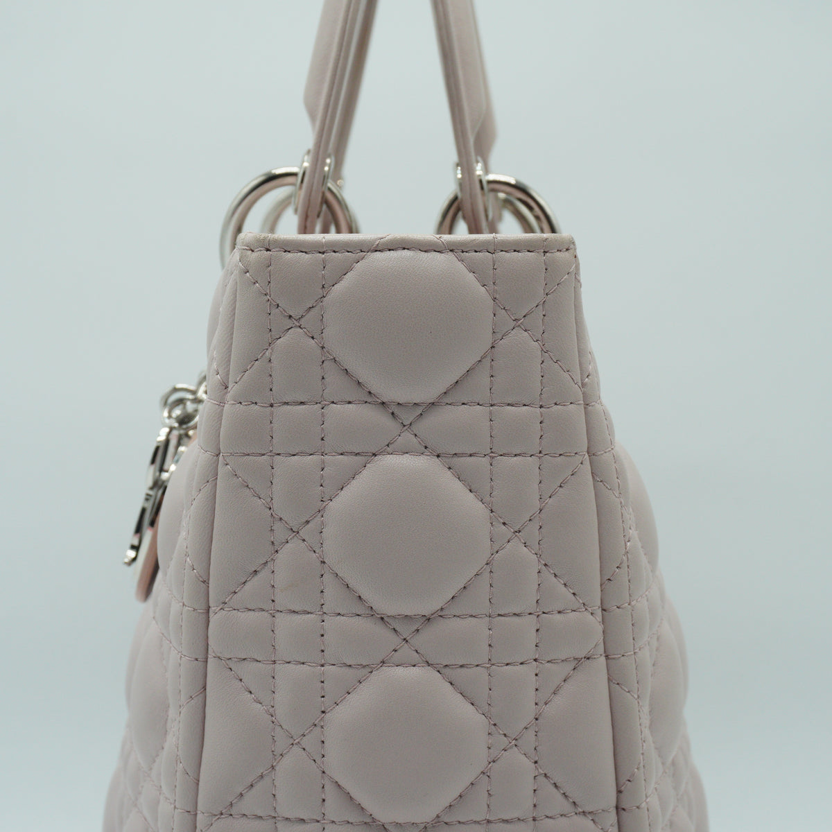 Dior Lady Dior Medium Lambskin Blush Pink SHW
