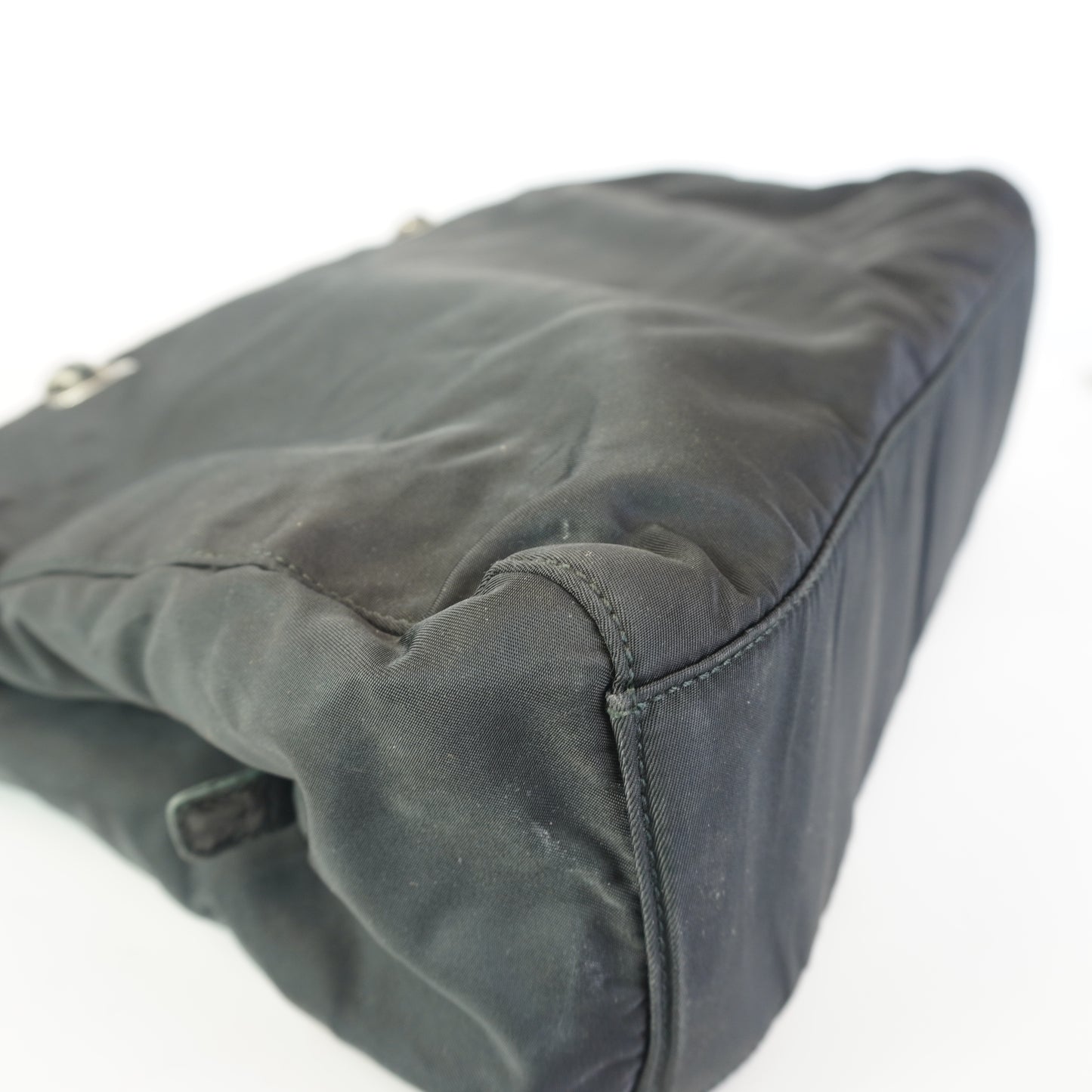 Prada Tessuto Chain Shoulder Bag SHW Large