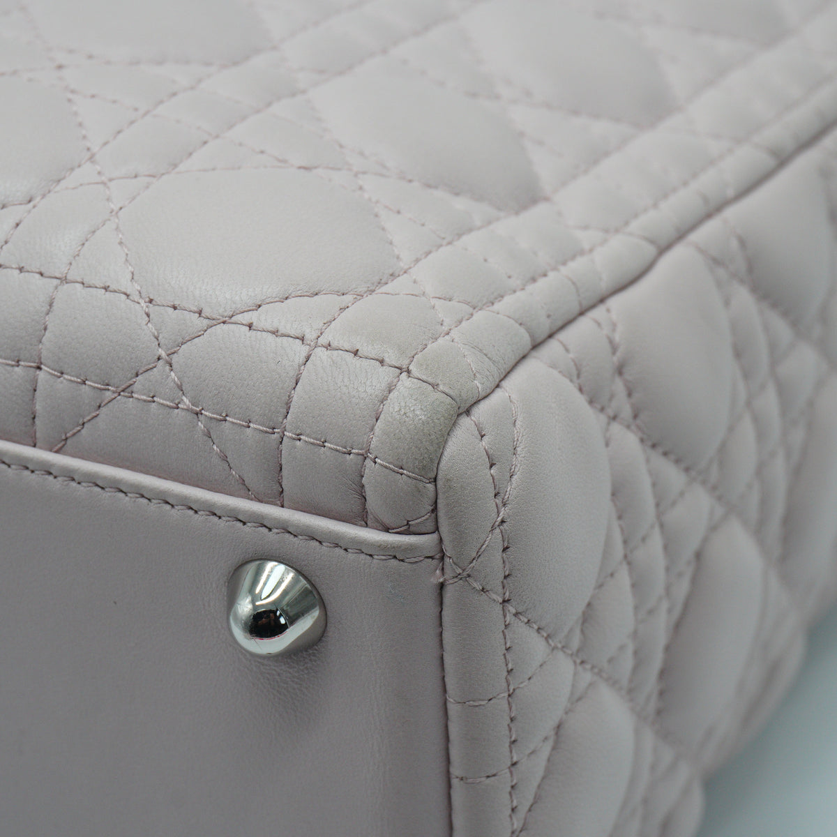 Dior Lady Dior Medium Lambskin Blush Pink SHW
