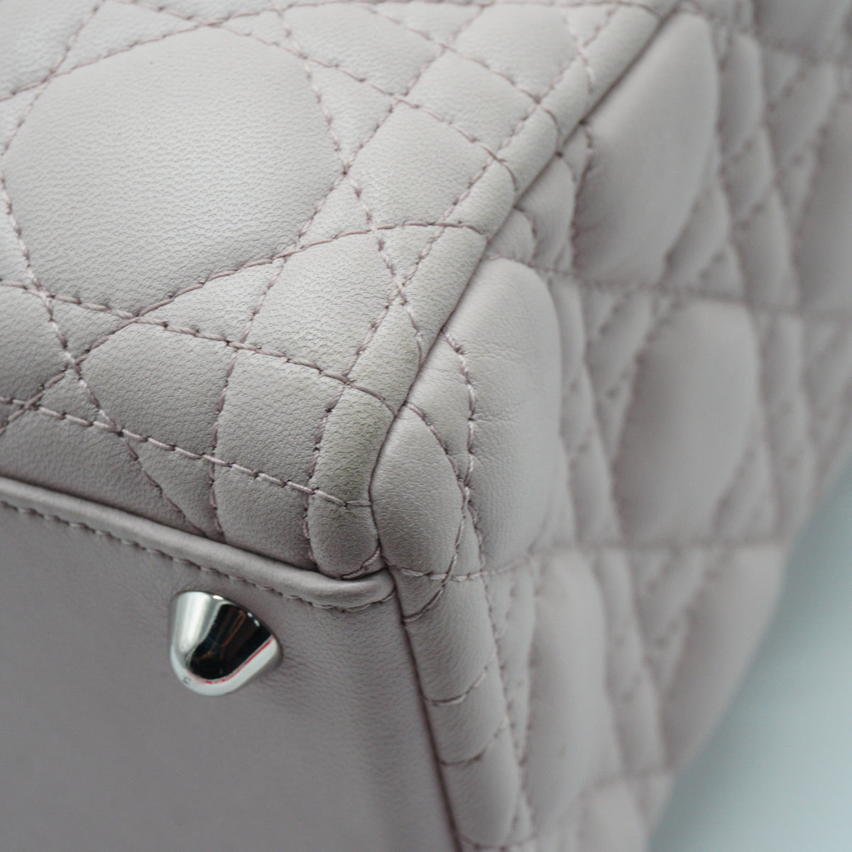 Dior Lady Dior Medium Lambskin Blush Pink SHW