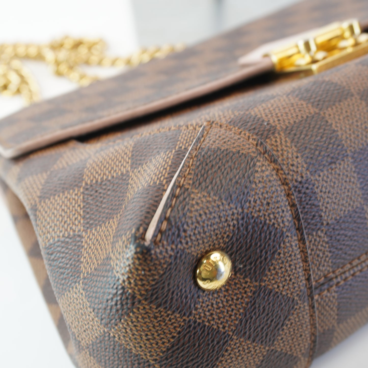 Louis Vuitton	Caissa Clutch Damier Ebene