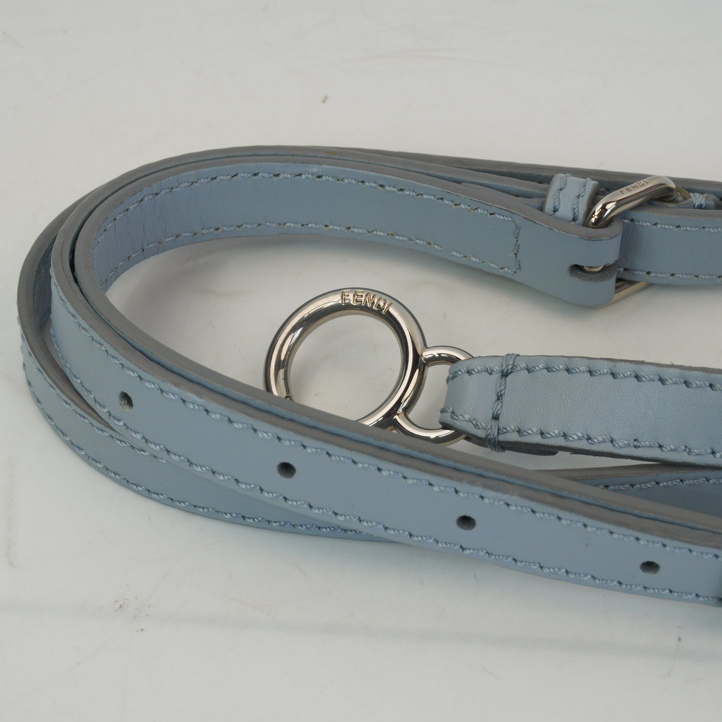 Fendi Peekaboo Blue SHW Medium