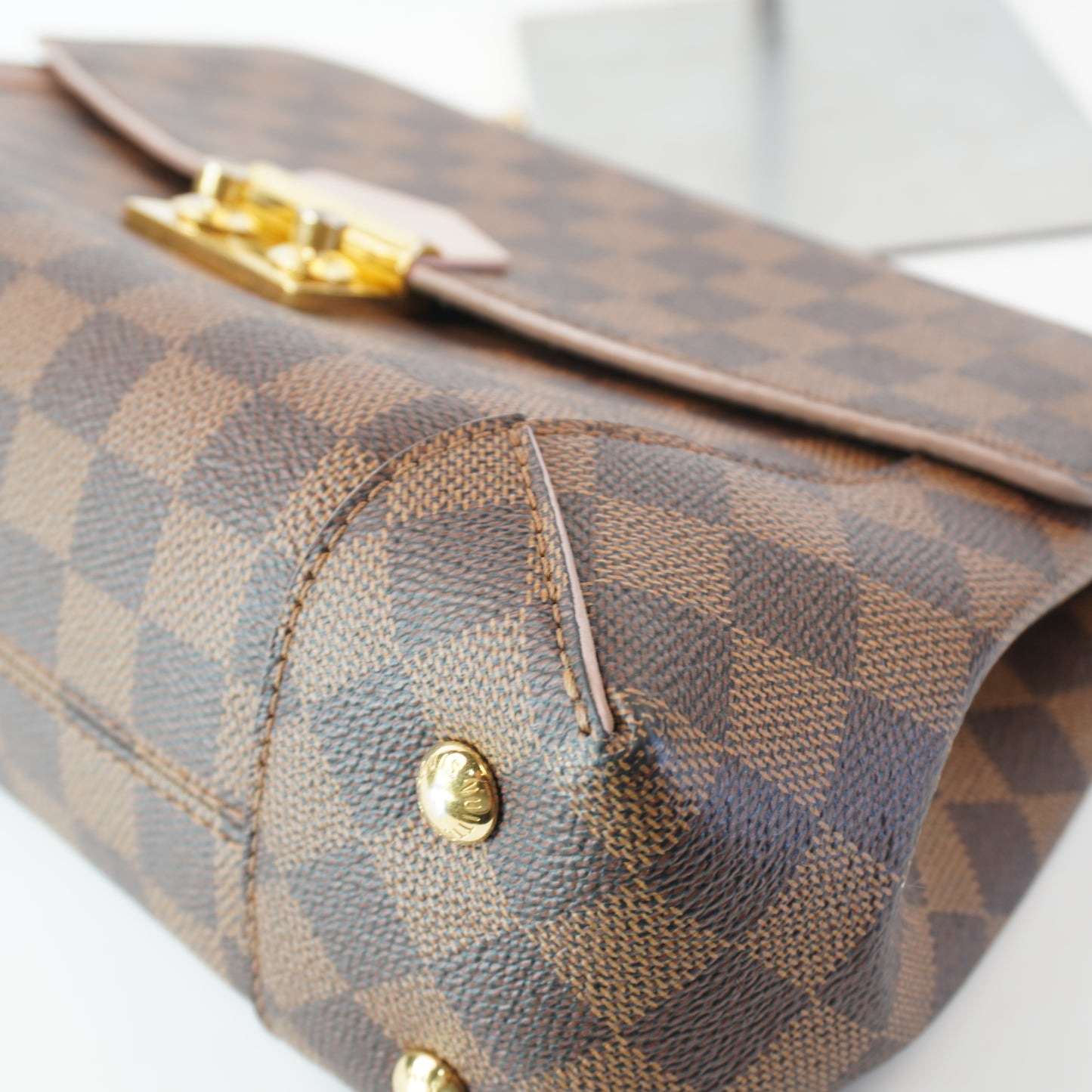 Louis Vuitton	Caissa Clutch Damier Ebene