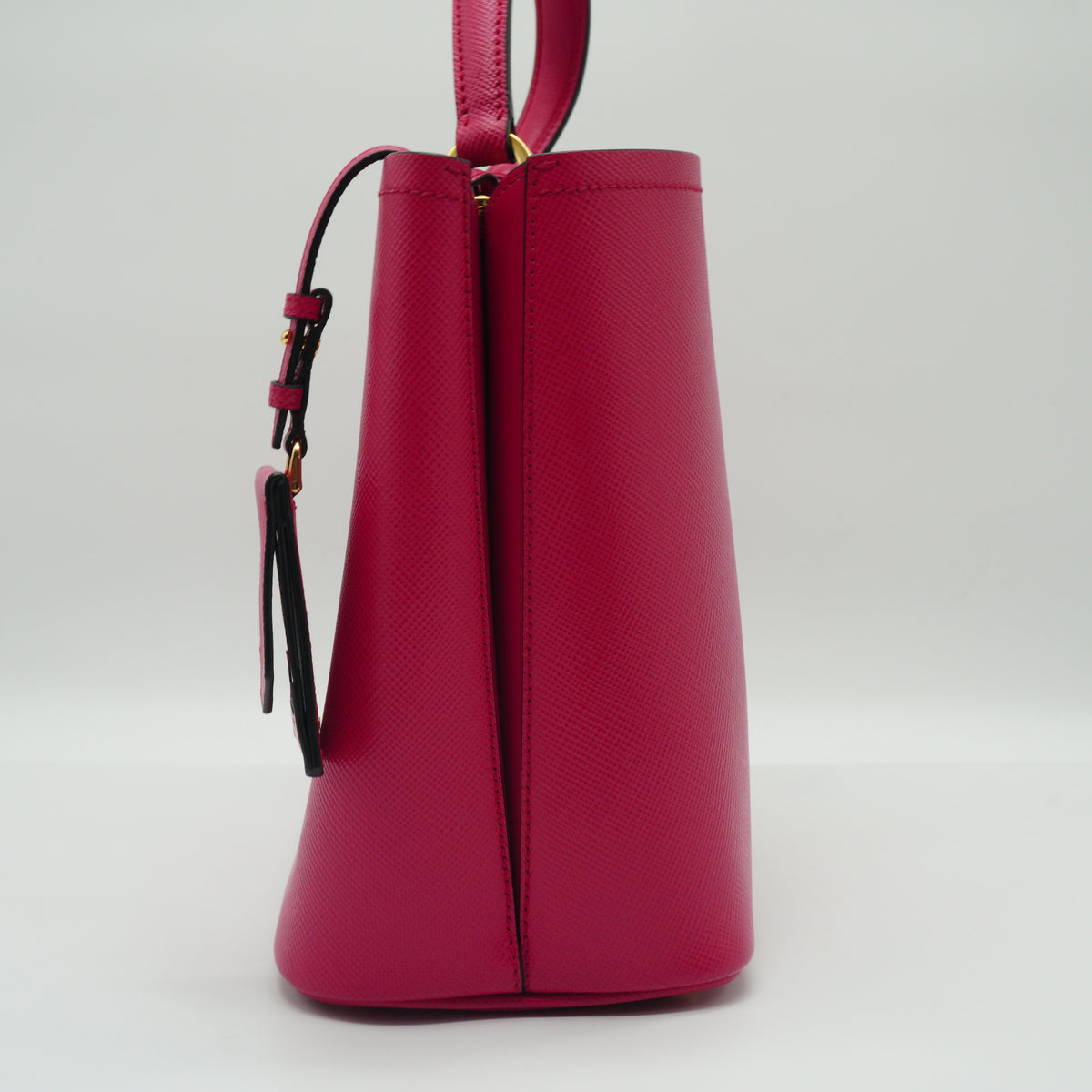 Prada Parrier Small Saffiano Pink GHW