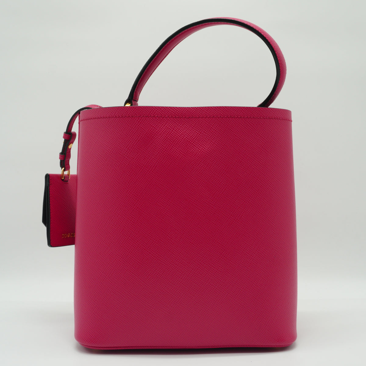 Prada Parrier Small Saffiano Pink GHW