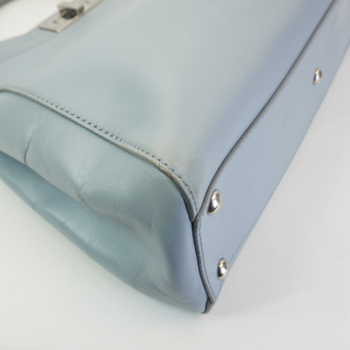 Fendi Peekaboo Blue SHW Medium