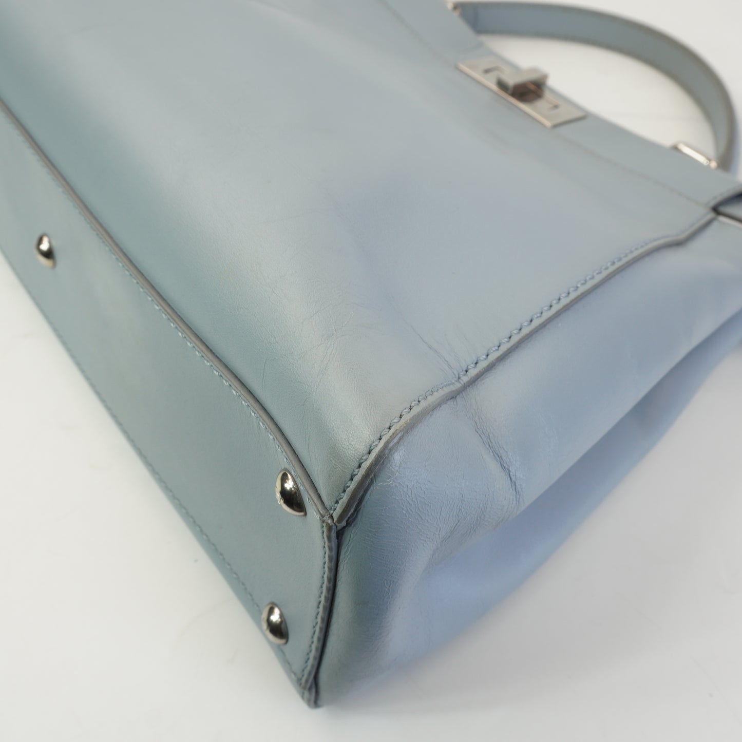 Fendi Peekaboo Blue SHW Medium