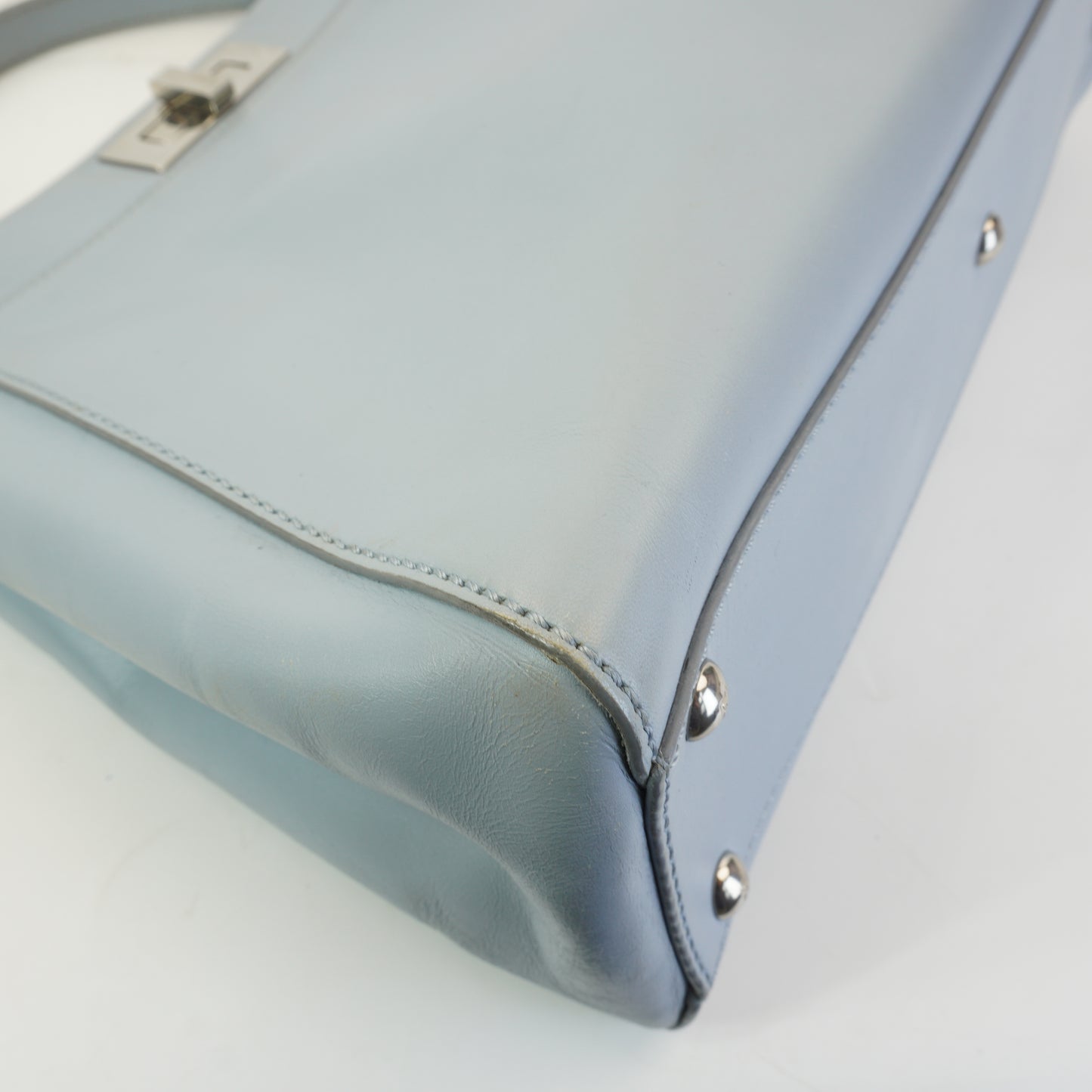 Fendi Peekaboo Blue SHW Medium