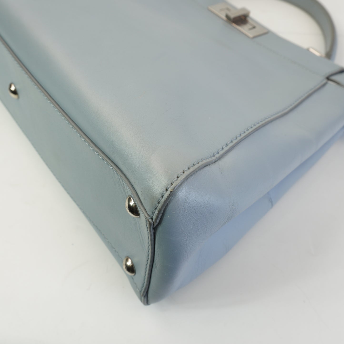 Fendi Peekaboo Blue SHW Medium