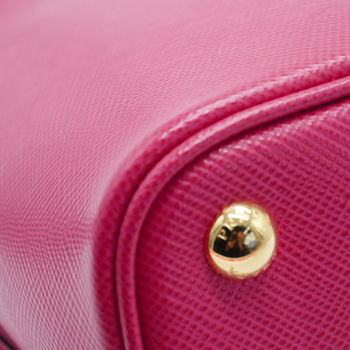 Prada Parrier Small Saffiano Pink GHW